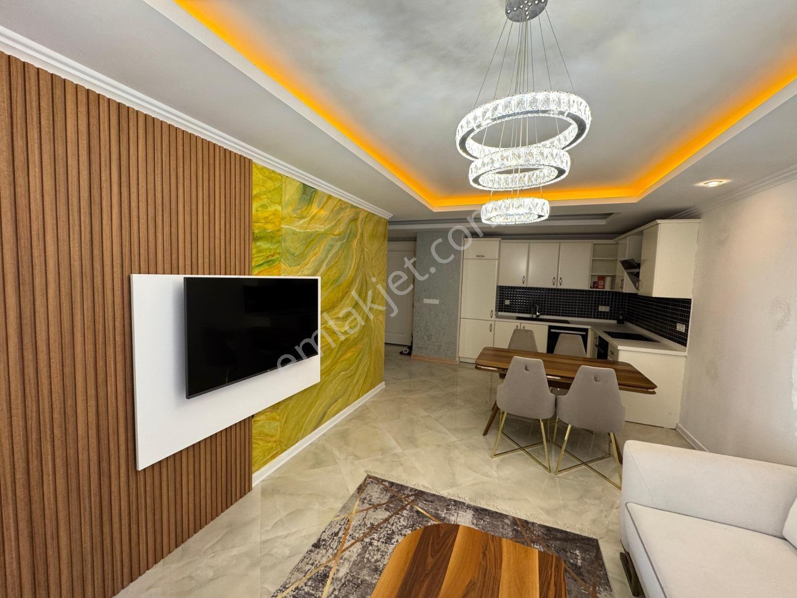 Alanya Tosmur'da Denize Sıfır Plaja Alt Geçitli Sitede Eşyalı 1+1 — fotoğraf 6