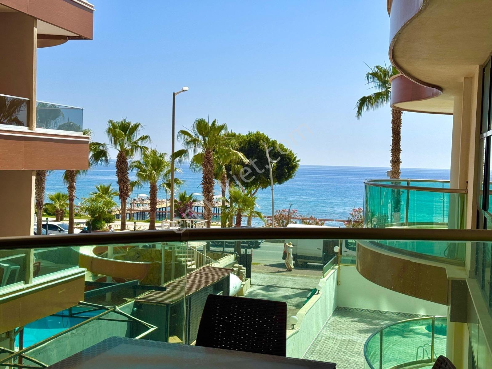 Alanya Tosmur'da Denize Sıfır Plaja Alt Geçitli Sitede Eşyalı 1+1 — fotoğraf 14