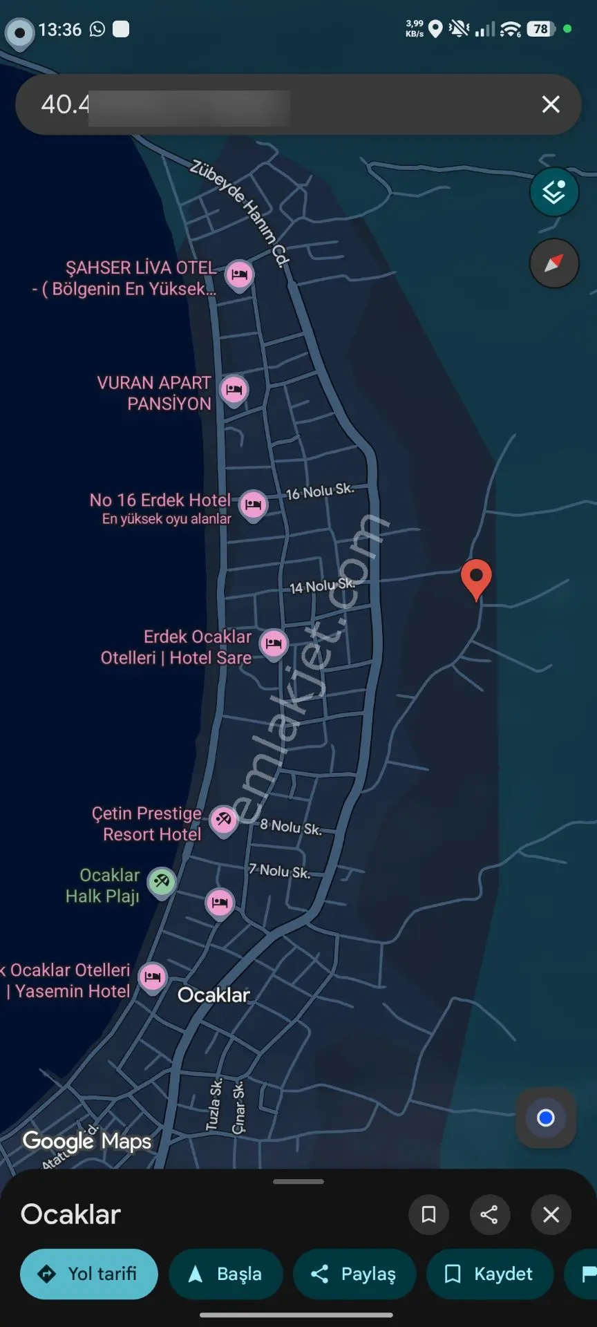Erdek Ocaklar'da Satılık 1475 M² Elektrik Su Bulunan İmara Sıfır Zeytinlik — fotoğraf 2