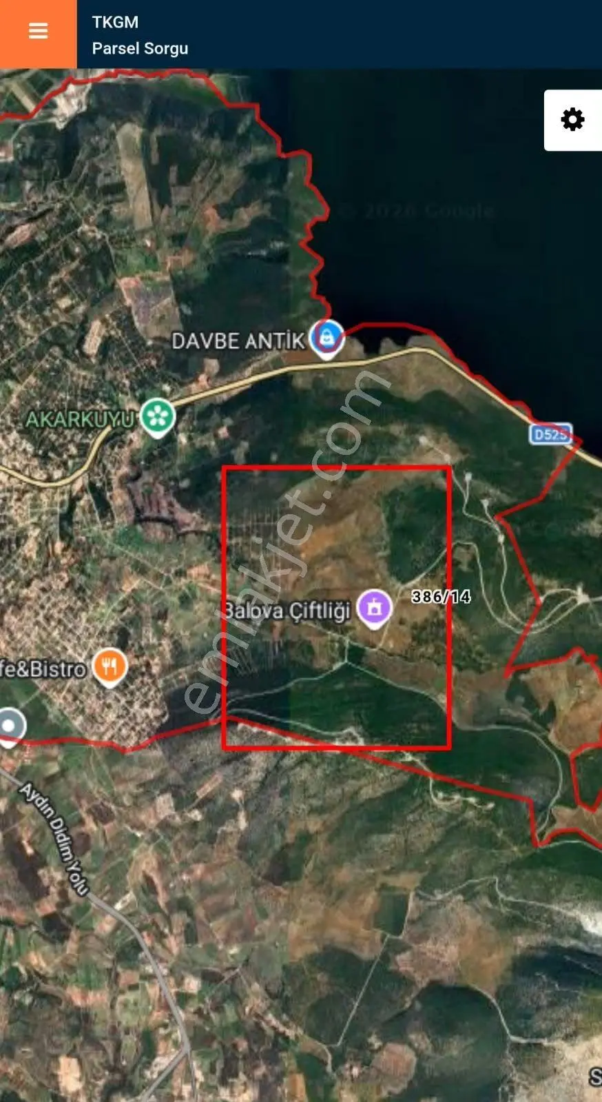 Didim Akyeniköy'de 324 M² Villa İmarlı Satılık Arsa — fotoğraf 4