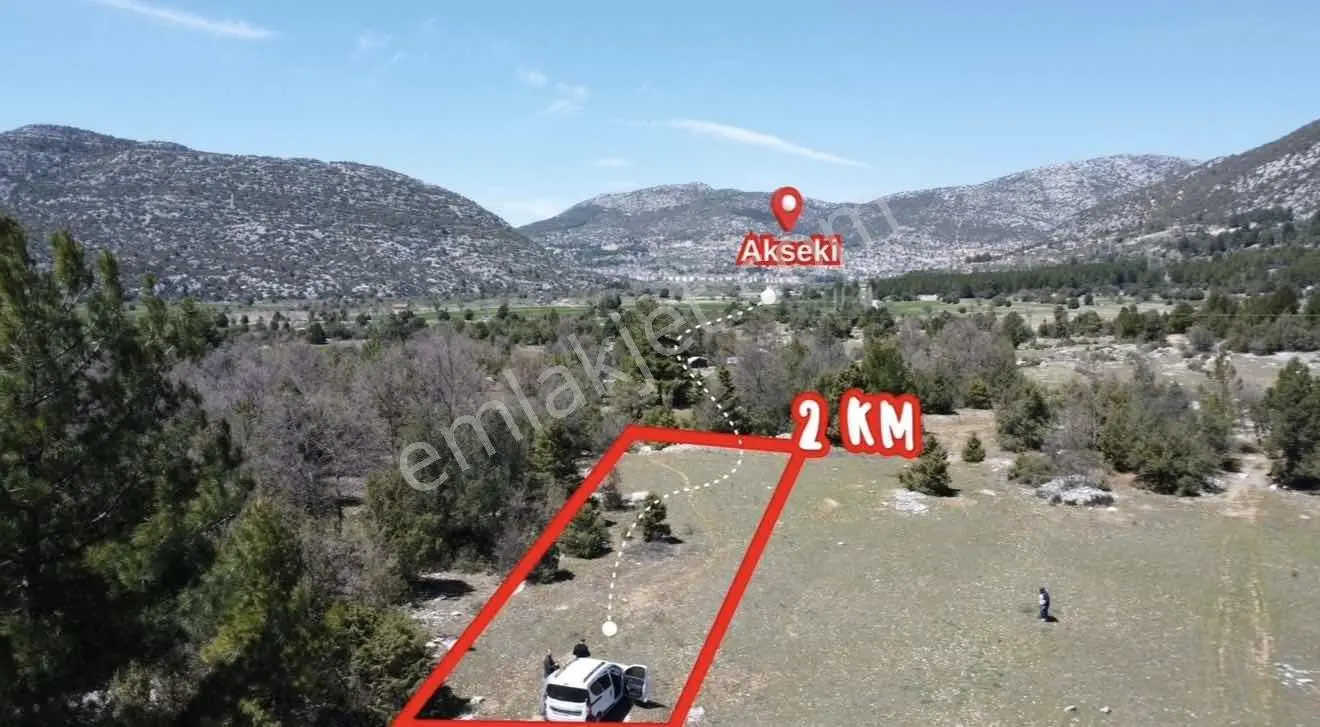 Akseki Merkeze 2 Km 4.526 M² Tek Tapu Satılık Tarla — fotoğraf 4
