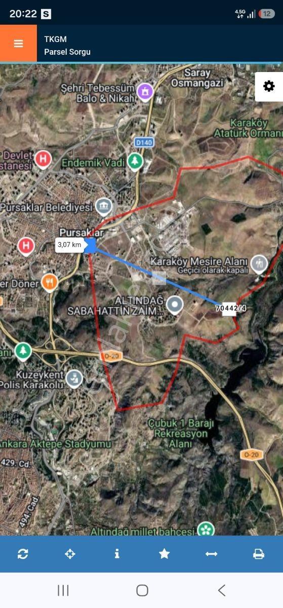 Barut Emlak _ Karacaören Gölet Manzaralı 130 M2 İmarlı 10 Kat