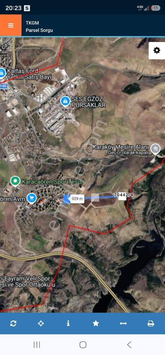 Barut Emlak _ Karacaören Gölet Manzaralı 130 M2 İmarlı 10 Kat — fotoğraf 6