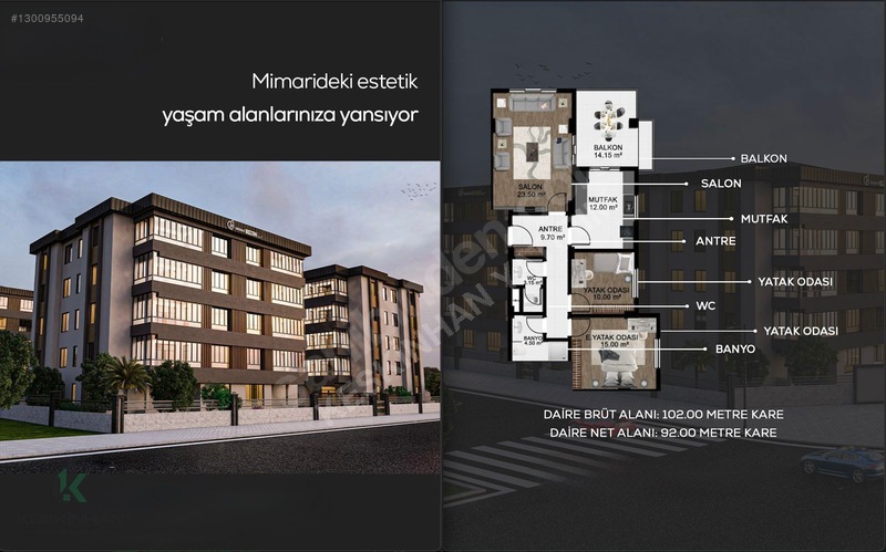 Beylerbeyin'De 24 Ay Taksitle 2+1 Lux Daire Sahibi Olma Fırsatı!