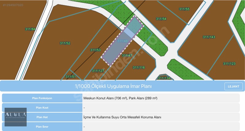 Kartepe Maşukiye'de Satılık %20 İmarlı Net 706m2 Arsa — fotoğraf 2