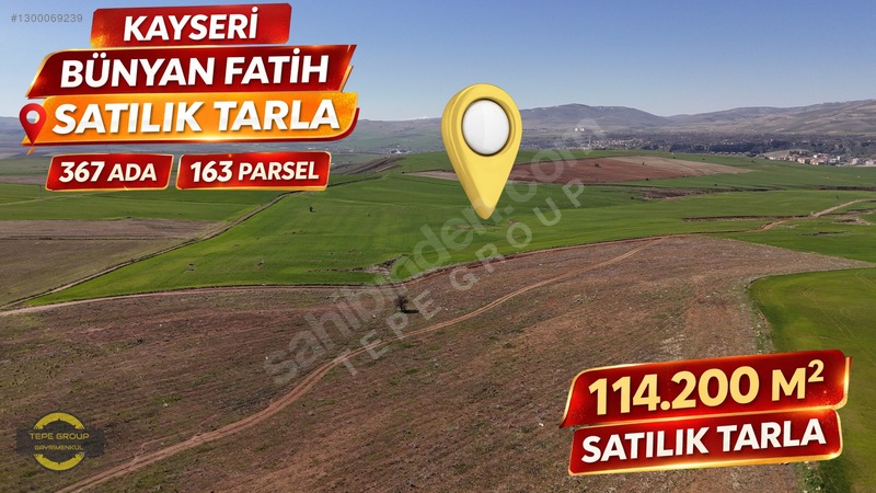 Fırsat Kayseri Bünyan Merkez De.tek Tapu 114.200m2 Satılık Tarla — fotoğraf 21