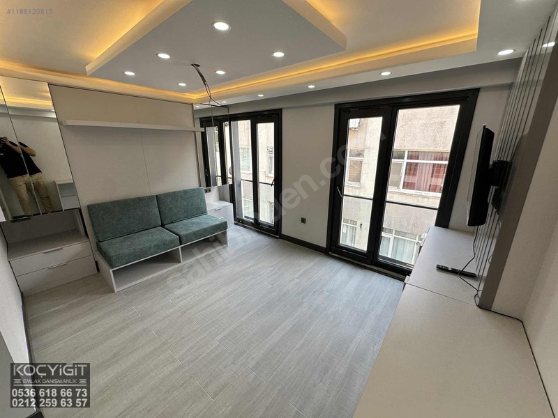 Beşiktaş'da Sıfır Binada Eşyalı Faturalar Dahil 1+0 Kiralık — fotoğraf 2