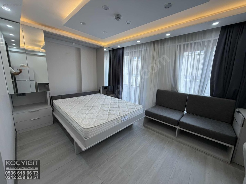 Beşiktaş'da Sıfır Binada Eşyalı Faturalar Dahil 1+0 Kiralık — fotoğraf 23