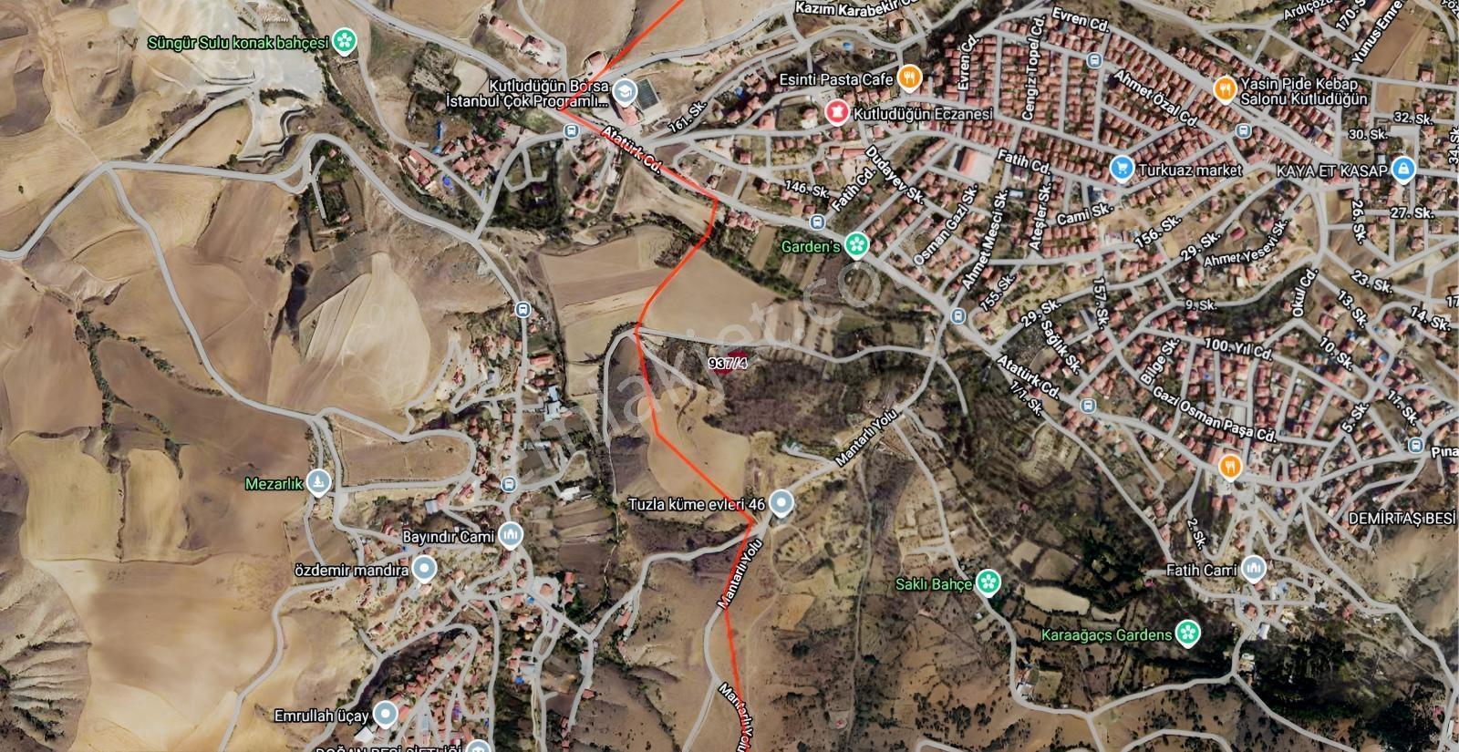 Bölge Emlak'tan Kutludüğünde Satılık 943 M2 Müstakil Parsel Arsa — fotoğraf 5