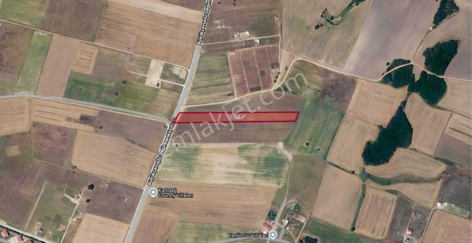 Bölge Emlak'tan Balabanda 250 M2 Etrafı Çevrili Fırsat Arsa — fotoğraf 2