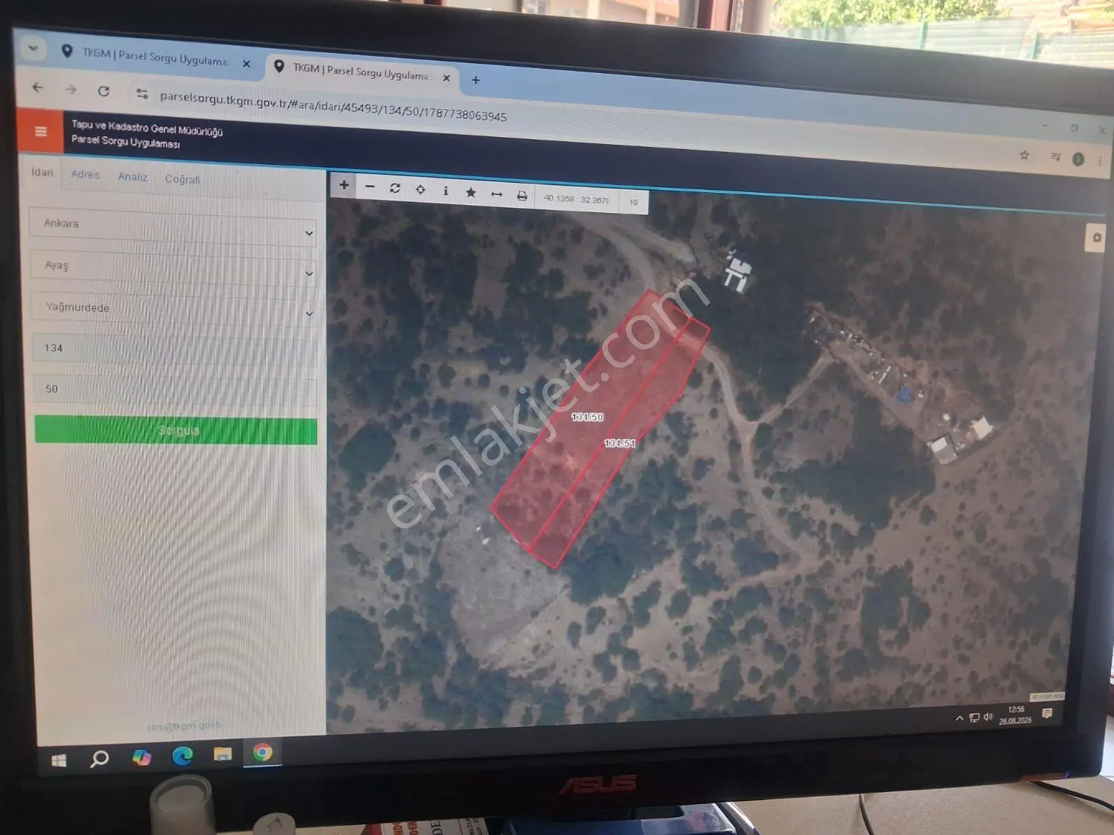 Ayaş Yağmurdede'de Satılık 1451 M² Doğa Manzaralı Bağ — fotoğraf 8