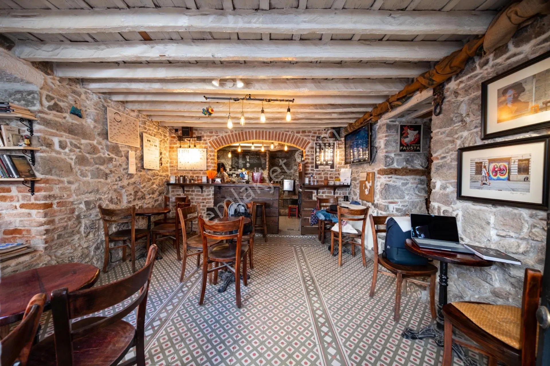 İzmir Karataş'ta Satılık Rum Evi Ve Kırkmerdiven Cafe — fotoğraf 3