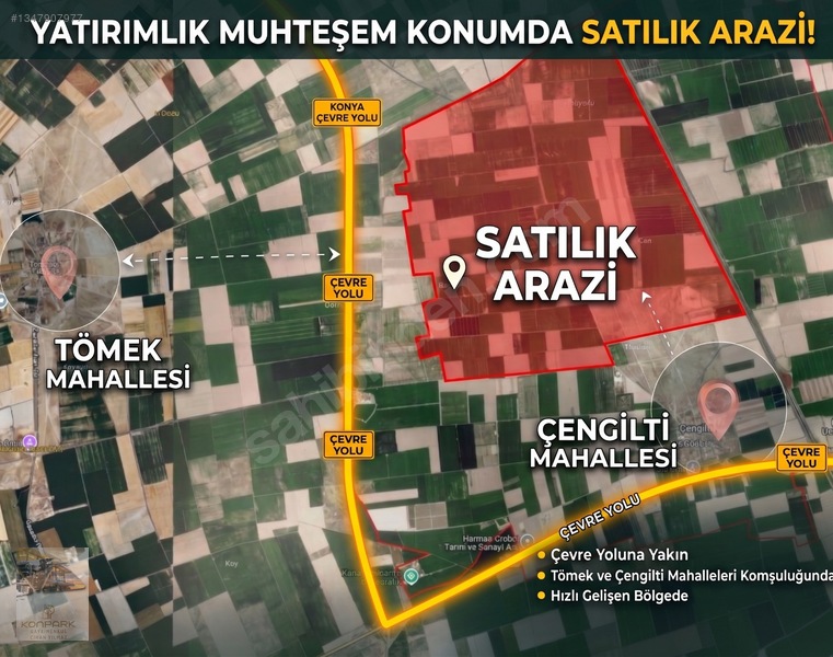 Konpark Gayrimenkul Den Çengiltide Yatırım Fırsatı Satılık Tarla — fotoğraf 3