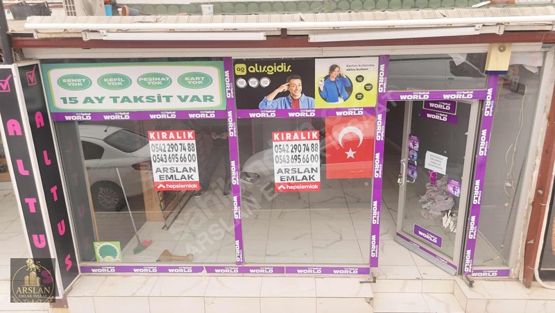 Antalya Kepez'De 120 M2 Depolu Kiralık Dükkan