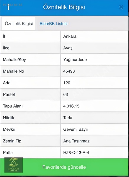 Araç Takasına Açık-ayaş Yağmurdede'de Satılık 4018 M² Tarla — fotoğraf 4