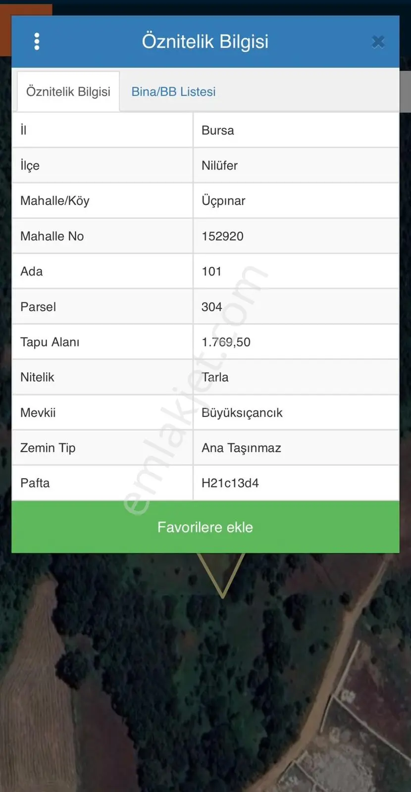 Nilüfer Üçpınar'da 1769 M² Satılık Tarla — fotoğraf 15