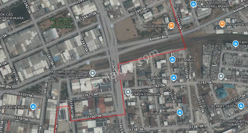 Ostim Bölgesinde Uzay Çağı Caddesi Cepheli 285 M² Küçük Sanayi Arsası — fotoğraf 6