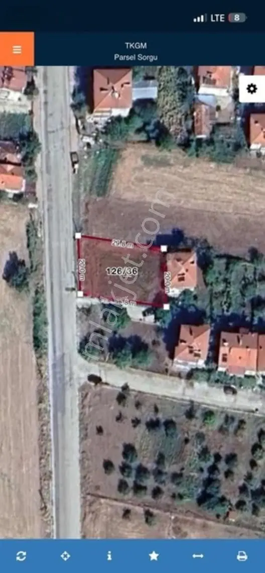 Banaz Güllüçam Yolunda 596m2 4kata İmarlı Arsa — fotoğraf 2