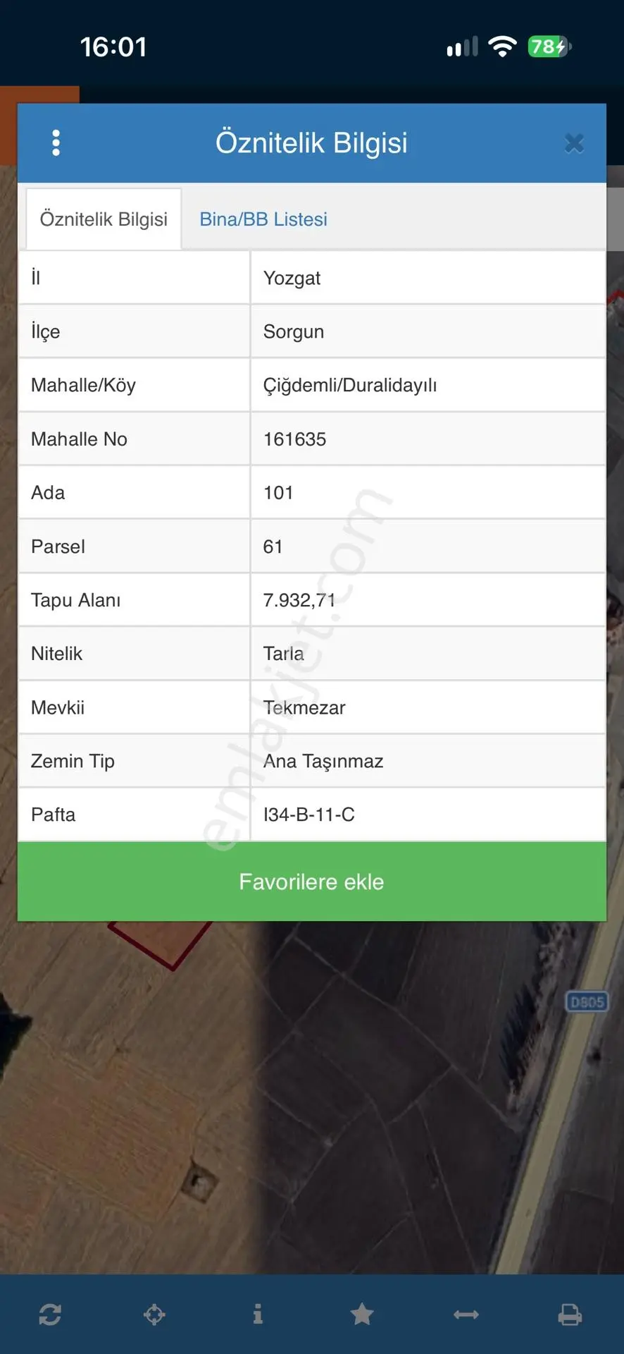 Sorgun Çiğdemli Duralidayılı'da Satılık 7932 M² Geniş Tarla — fotoğraf 4