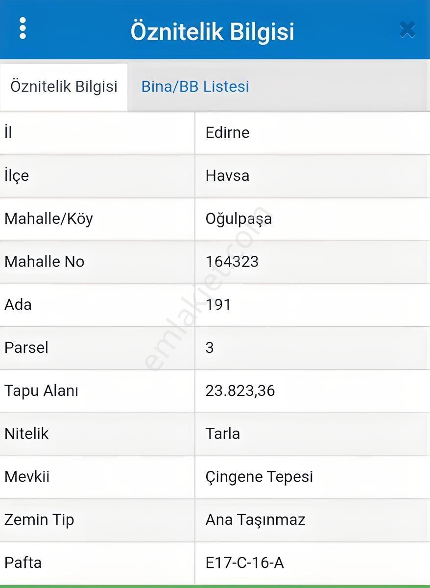 Buluruzdan Edirne Havsa Oğulpaşa Köyünde Satılık 24 Dönüm Tarla — fotoğraf 2