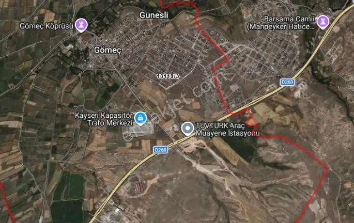 Kayseri Araç Muayene İstasyonu Arkası Satılık Arsa — fotoğraf 4