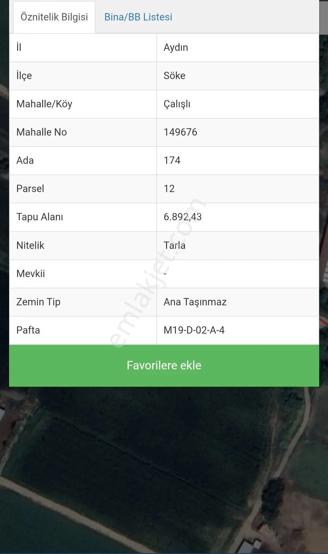 Söke Çalışlıda Satılık 6892 M² Geniş Tarla — fotoğraf 2