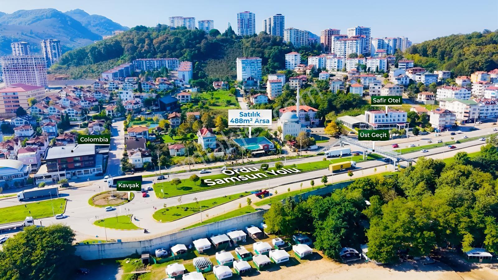 Fatsa Dolunay Sahile 1 Dk | 490 M² | Köşe Parsel Villalık Arsa — fotoğraf 6