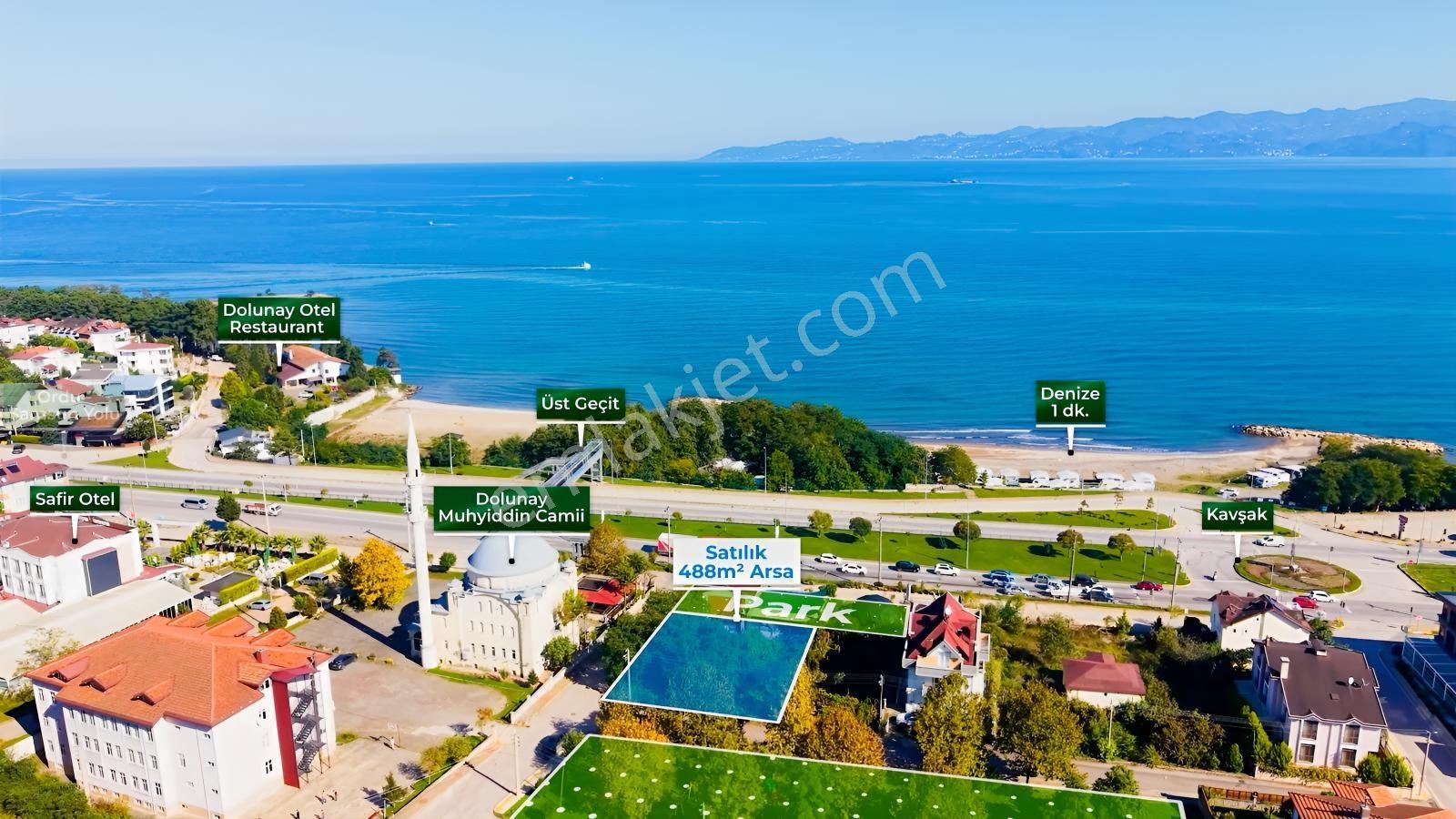 Fatsa Dolunay Sahile 1 Dk | 490 M² | Köşe Parsel Villalık Arsa — fotoğraf 18