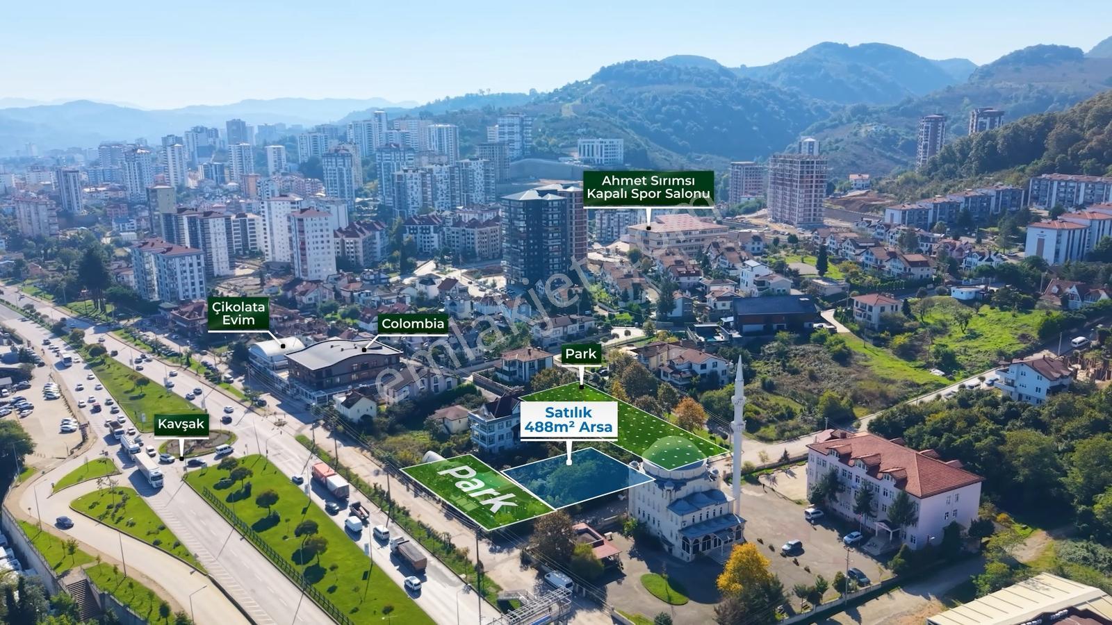 Fatsa Dolunay Sahile 1 Dk | 490 M² | Köşe Parsel Villalık Arsa — fotoğraf 23