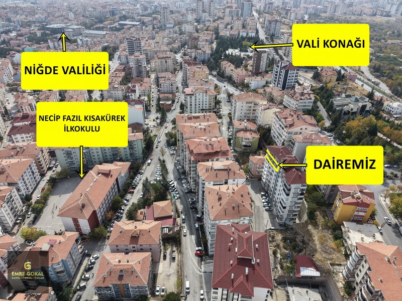 E.gökal İnönü Vali Yokuşu Altı 3+1 Full Yapılı Ara Kat Daire ! — fotoğraf 2