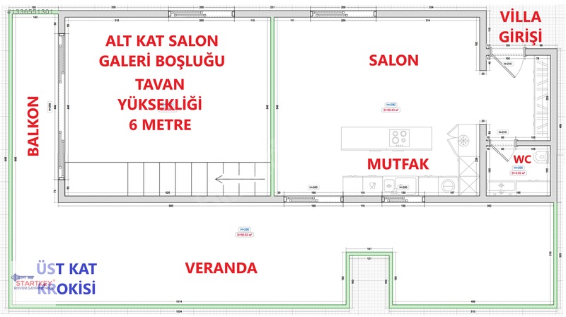 Foçaköyde Tam Müstakil Oturuma Hazır Eşyalı 5+1 Satılık Villa — fotoğraf 35
