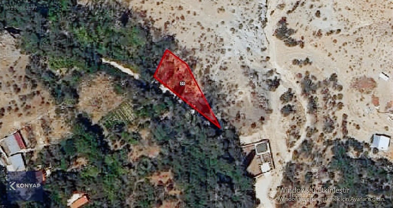 Meram Dere'de 590m2 Satılık Bahçe — fotoğraf 3