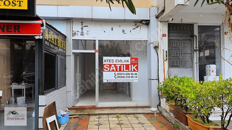 Ateş Emlak'tan Satılık Cadde Üzerinde Wc'li Önü Açık Dükkan — fotoğraf 9