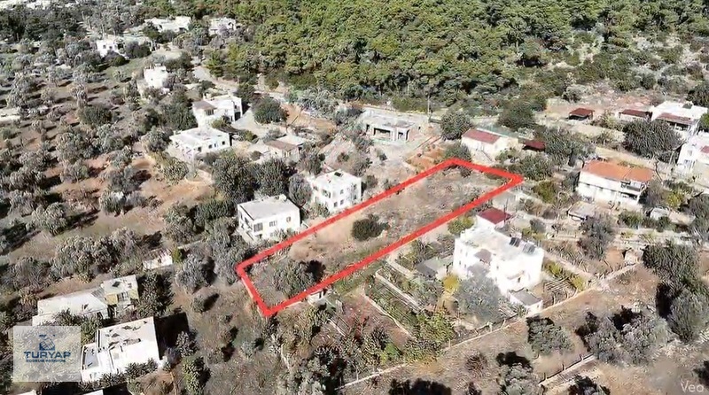 Bodrum Kızılağaç Da Satılık 1.398 M2 Emsal 0.10 İmarlı Arsa — fotoğraf 6