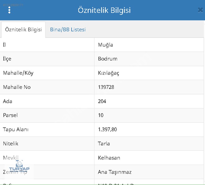 Bodrum Kızılağaç Da Satılık 1.398 M2 Emsal 0.10 İmarlı Arsa — fotoğraf 11