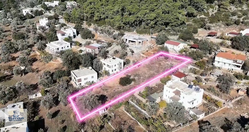 Bodrum Kızılağaç Da Satılık 1.398 M2 Emsal 0.10 İmarlı Arsa — fotoğraf 12