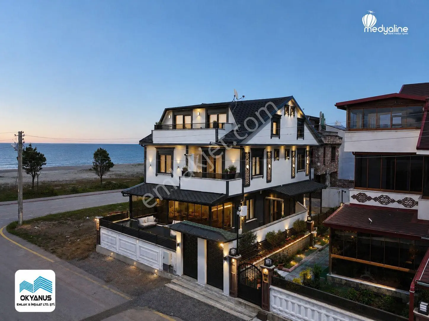 Sakarya Kocaali De Yalı Mah De Denize 2 Parsel Havuzlu Müstakil 4+1