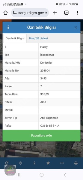 Denızcılerde Imarlı Satlık Arsa (5kat İmarlı) — fotoğraf 5