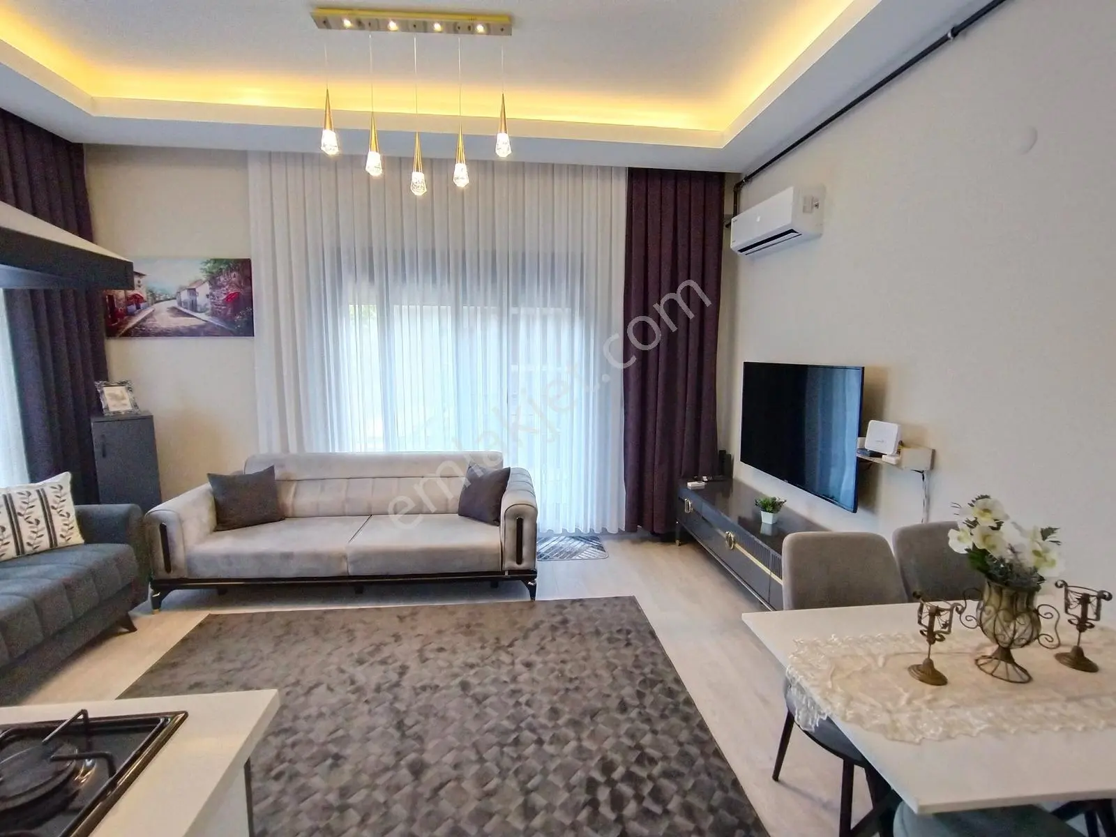 Muga'dan Seyrek Merkezde Full Eşyalı,bahçeli Satılık 1+1 Daire — fotoğraf 4