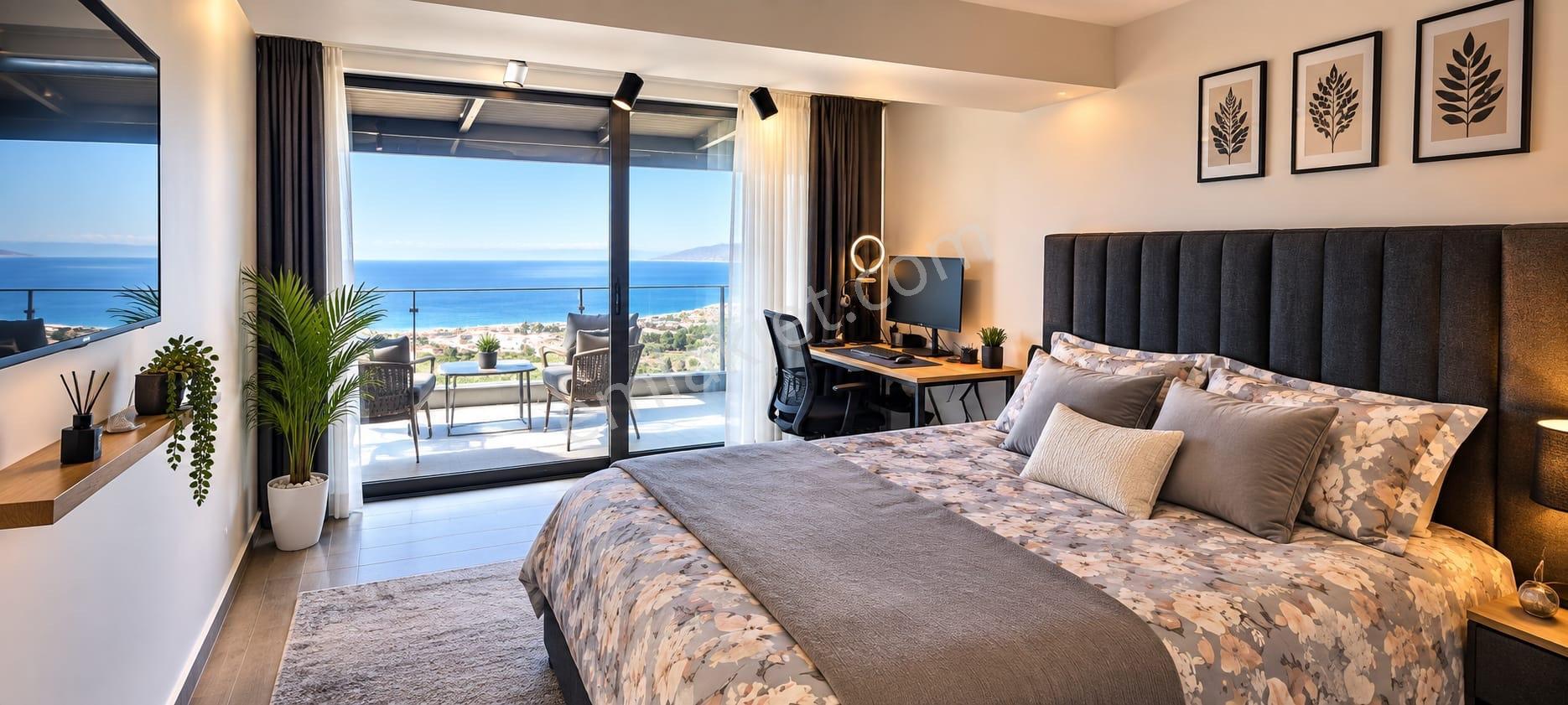 Çeşme’de Panoramik Deniz Manzaralı, Infınıty Havuzlu Lüks 6\+2 Müstakil Villa — fotoğraf 10