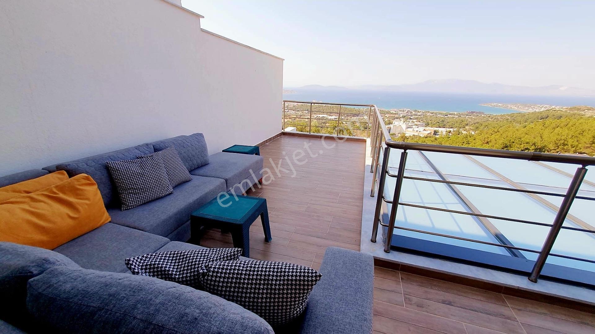 Çeşme’de Panoramik Deniz Manzaralı, Infınıty Havuzlu Lüks 6\+2 Müstakil Villa — fotoğraf 21