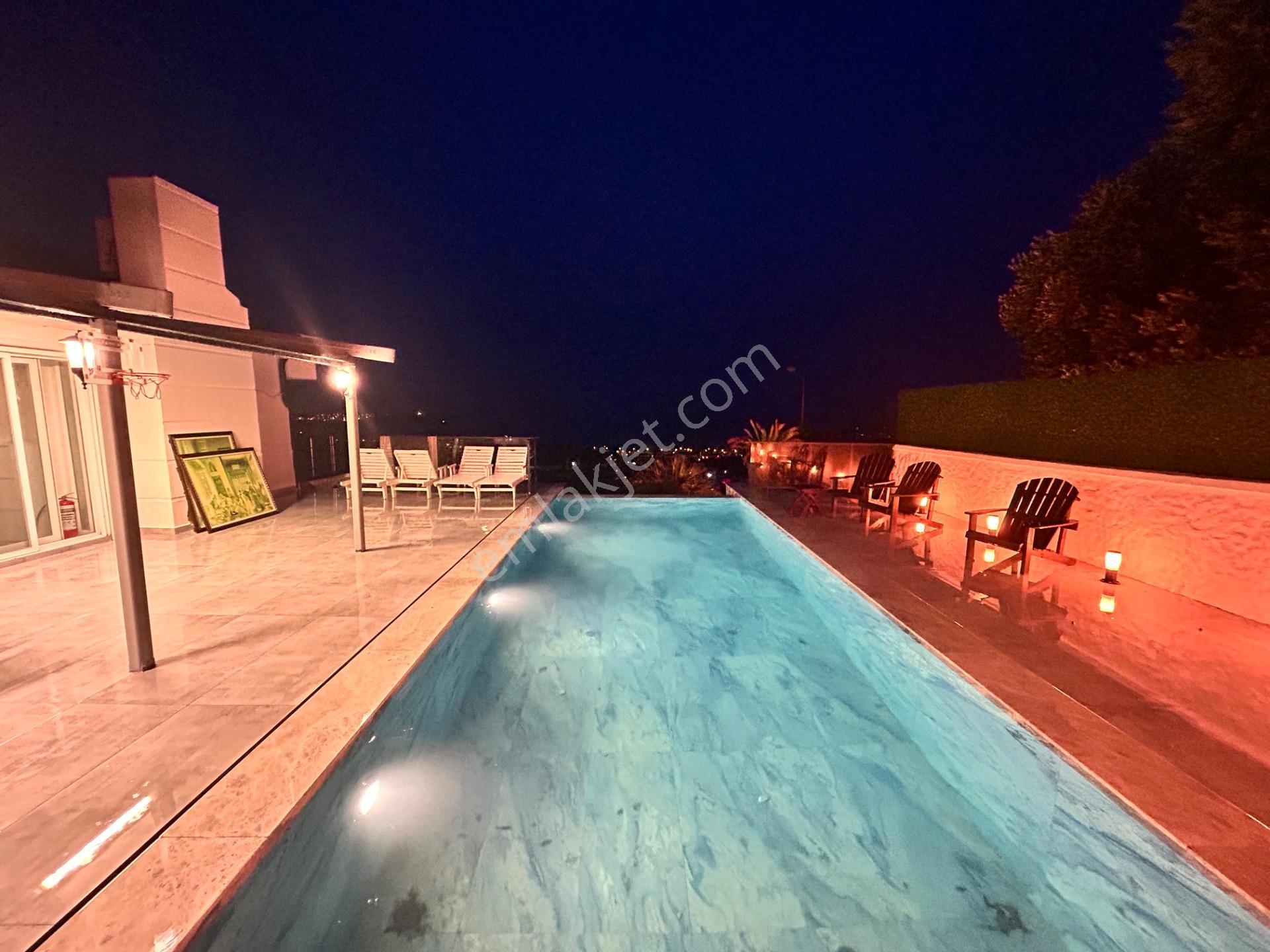 Çeşme’de Panoramik Deniz Manzaralı, Infınıty Havuzlu Lüks 6\+2 Müstakil Villa — fotoğraf 35