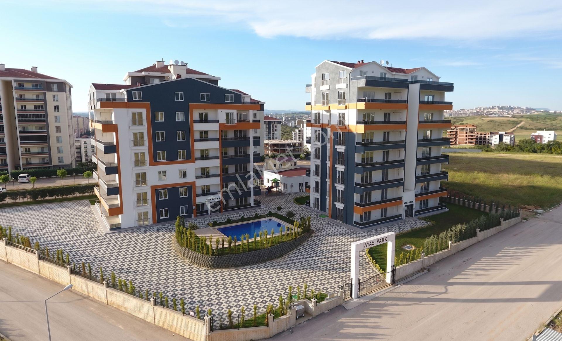 Kızılcıklı Ayas Park Sitesinde Krediye Uygun Havuzlu Satılık 3+1 Ara Kat Daire — fotoğraf 30