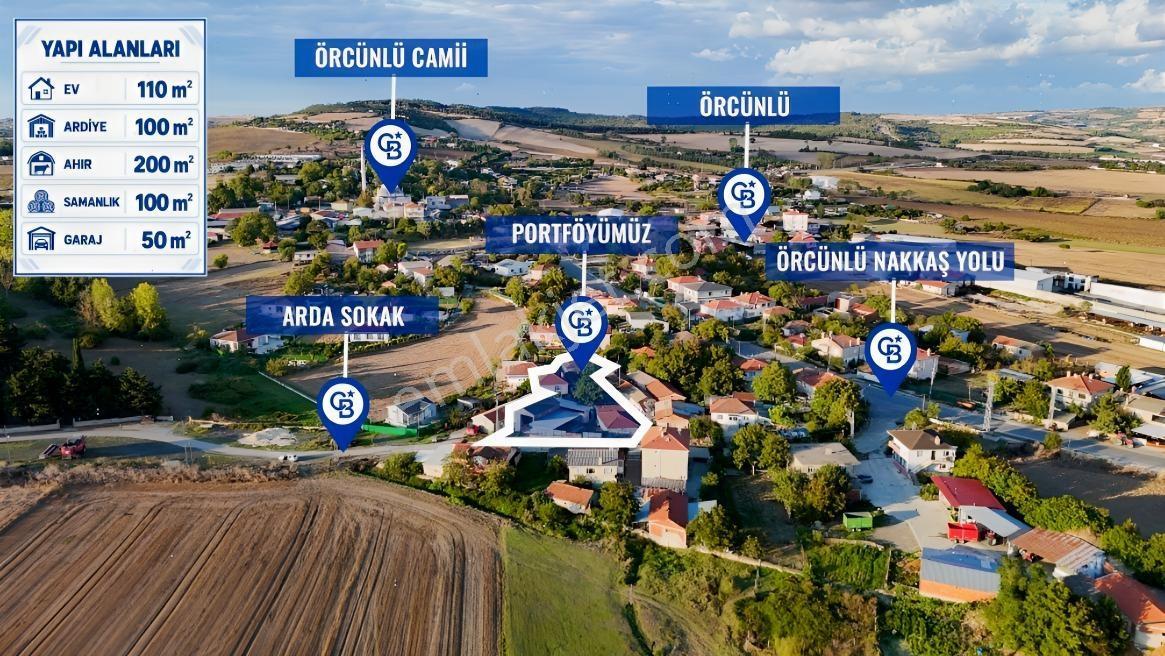 Çatalca Örcünlü Köyiçinde 1.153 M² Arsa, Ev Ve Ek Yapılar — fotoğraf 3