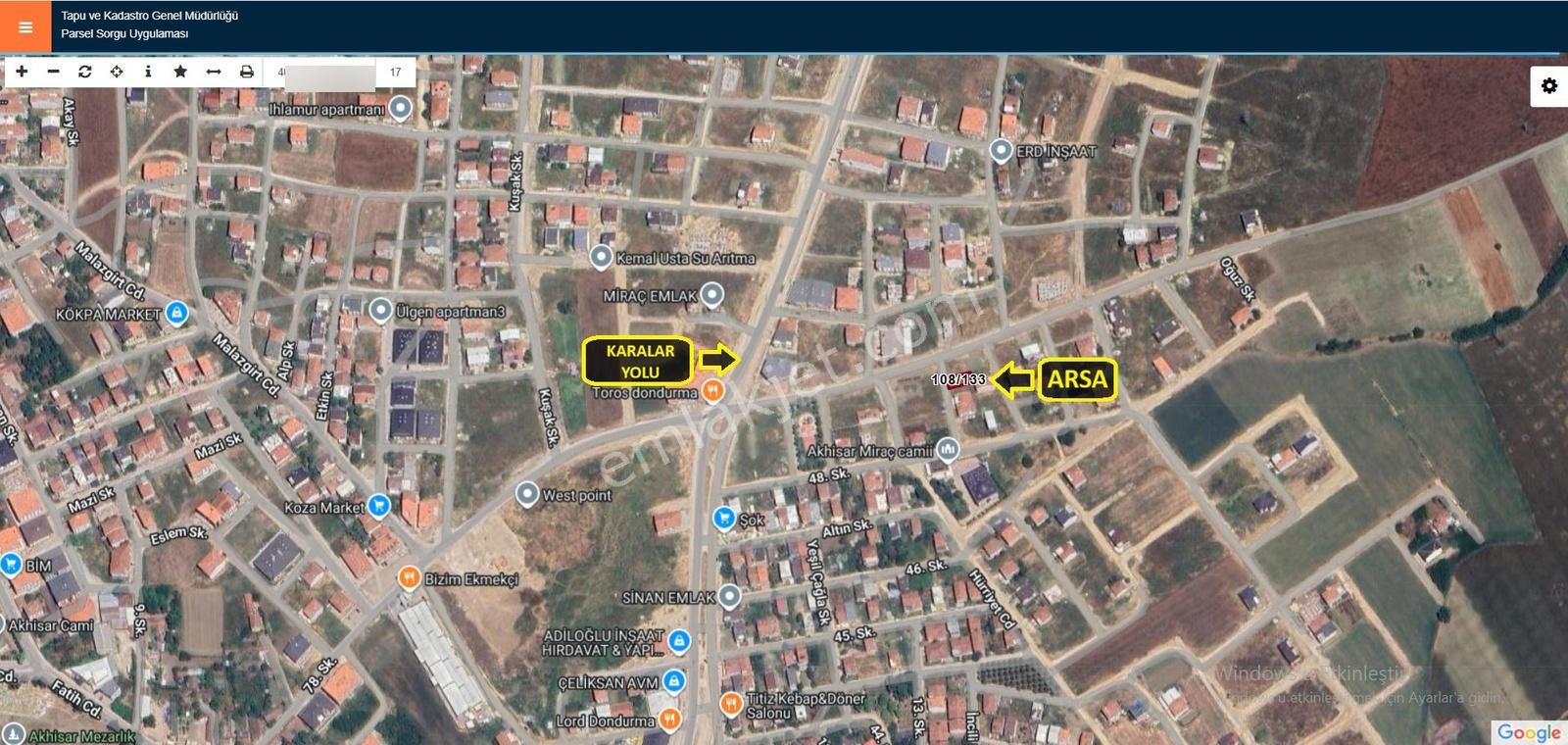 Ulucan'dan İnegöl Akhisar'da Mükemmel Satılık Arsa — fotoğraf 2