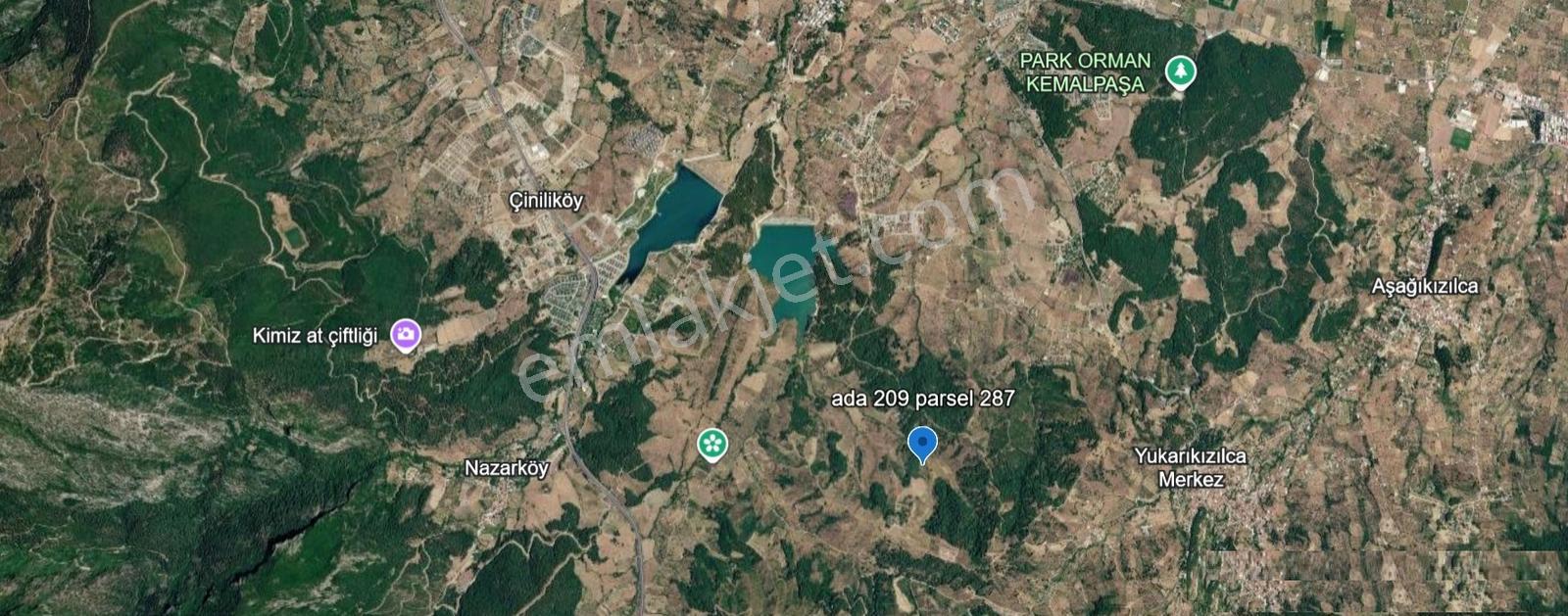 Muga'dan Kemalpaşa Yukarıkızılca Ahatdere'de 1168m2 Satılık Arsa — fotoğraf 2