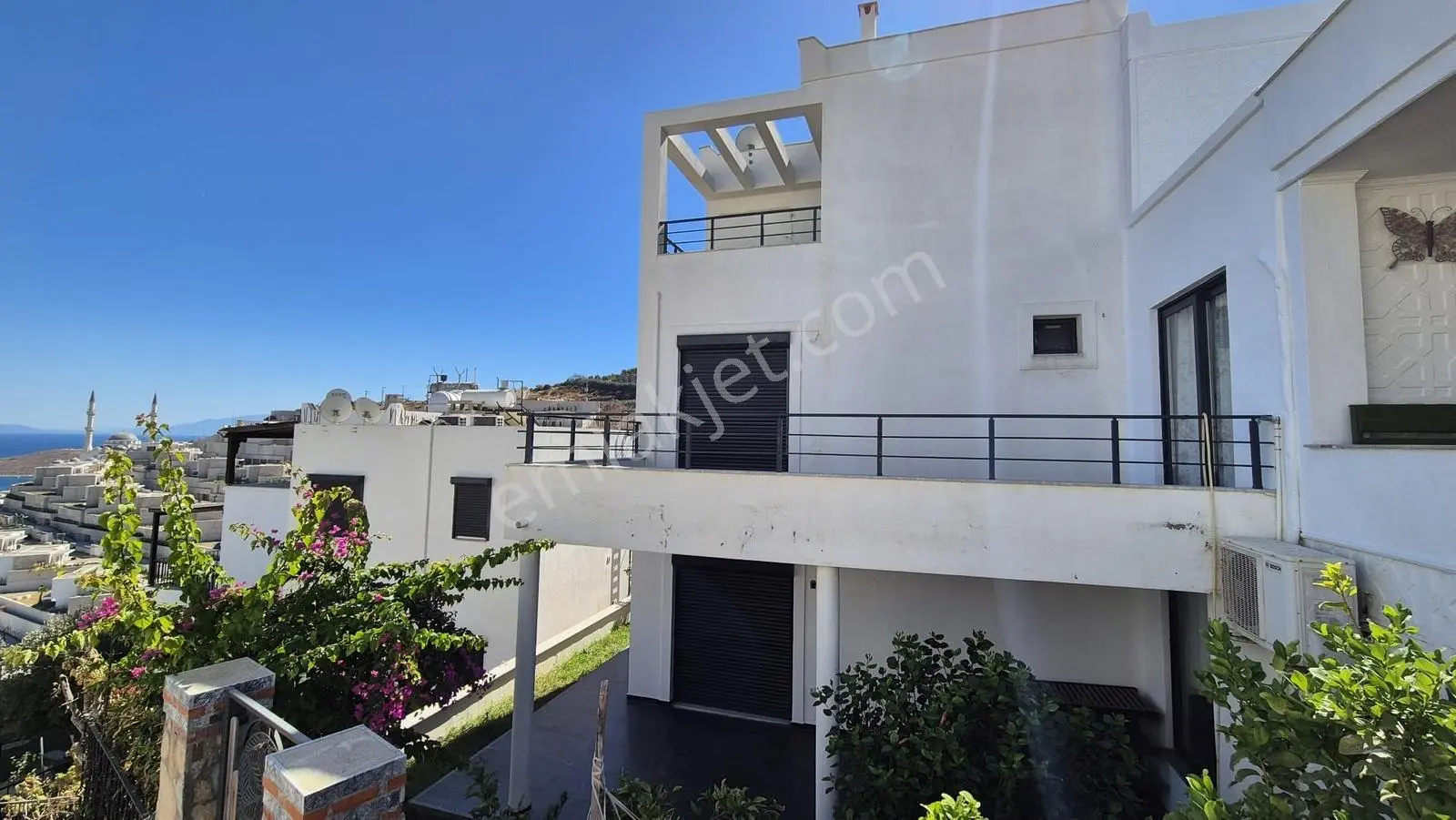 Bodrum Deniz Manzaralı Plajlı Sitede Müstakil Bahçeli Villa — fotoğraf 3