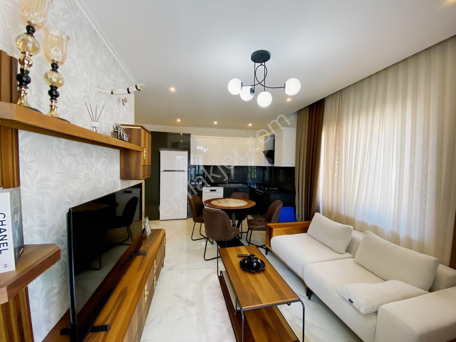 Alanya Oba'da 3 Yaşında Kapalı Havuzlu Sitede Full Eşyalı 1+1 — fotoğraf 5