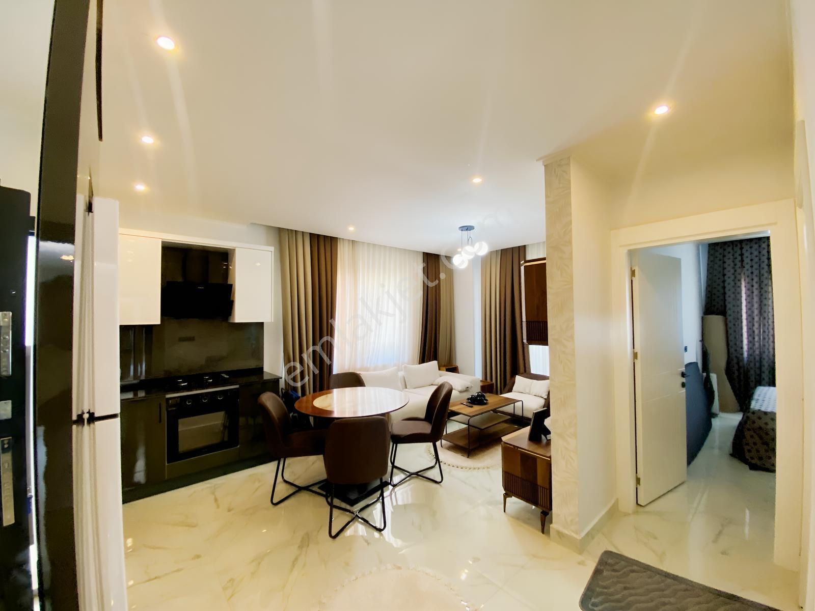 Alanya Oba'da 3 Yaşında Kapalı Havuzlu Sitede Full Eşyalı 1+1 — fotoğraf 8