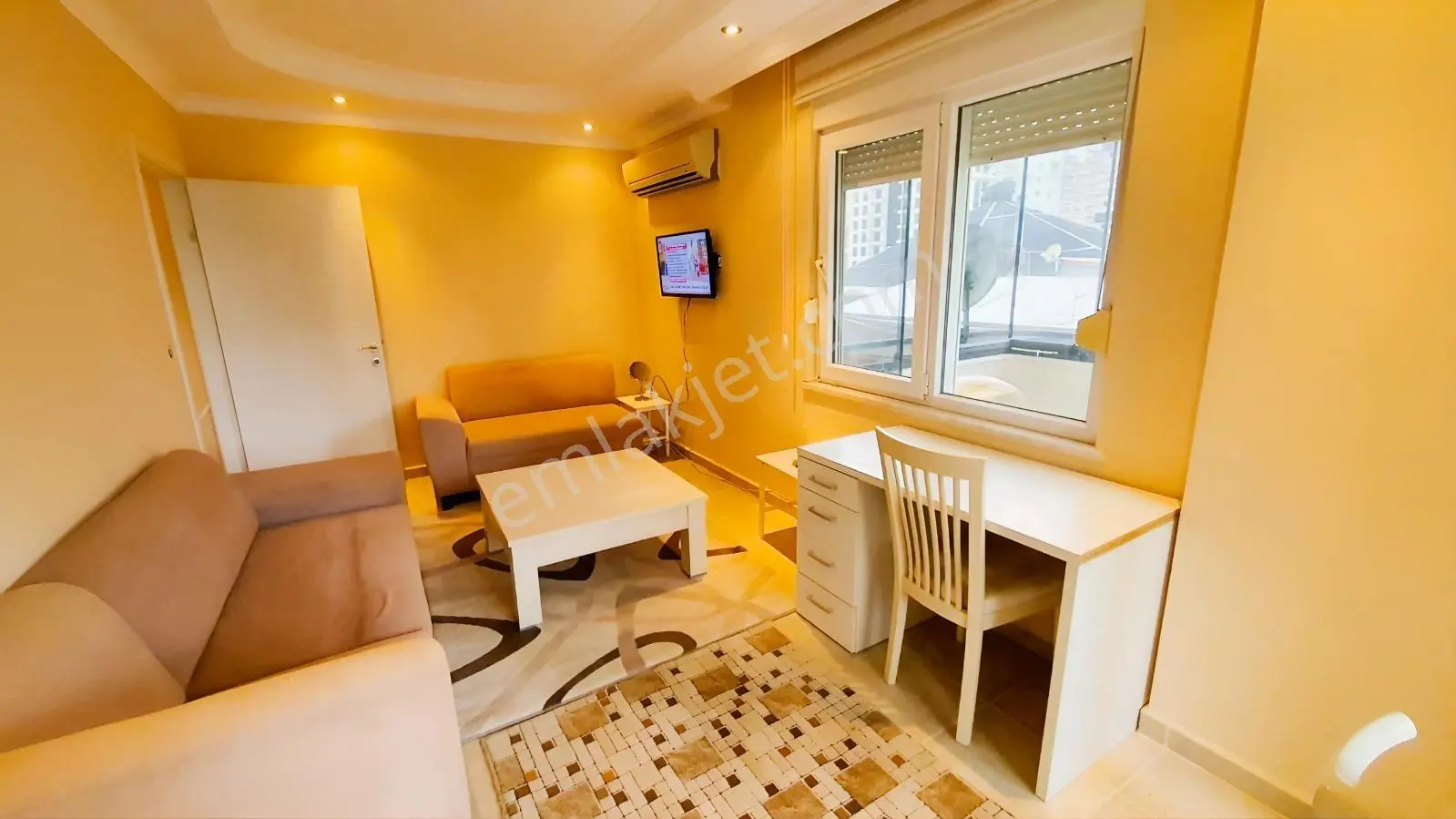 Alanya Mahmutlar'da Denize 350 M Eşyalı Geniş 1+1 Daire — fotoğraf 6